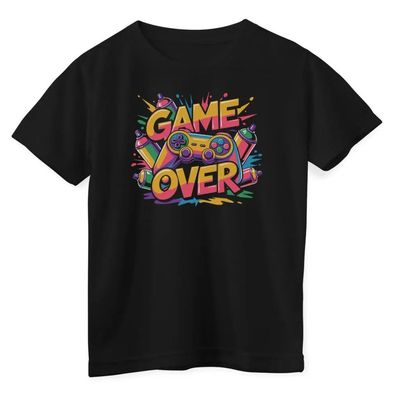 Hybris Kinder T-Shirt Game Over Splash Kids Tee HY-12-GAME012