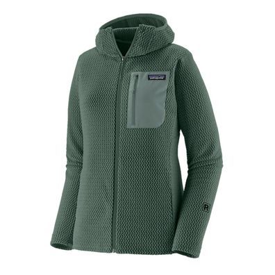 Patagonia Women Fleece Jacke R1 Air Full-Zip canopy green