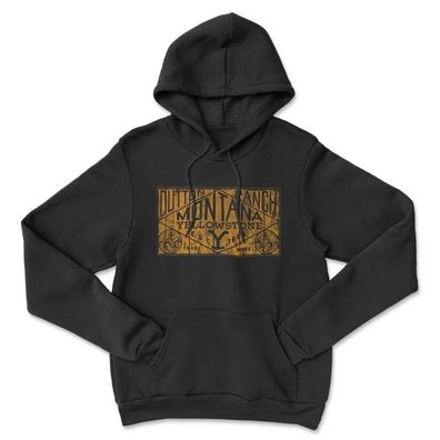 Yellowstone Hoodie Dutton Ranch Wood Sign PM-33-YSTN023M