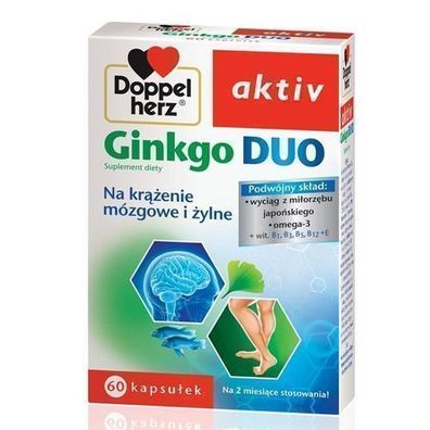 Ginkgo Biloba Kapseln 120 Stück - Für bessere Konzentration & geistige Leistungs