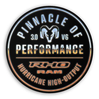 RAM Trucks Sticker Rho-Hurrican High Power FCA-8-RAM8006-JS1652