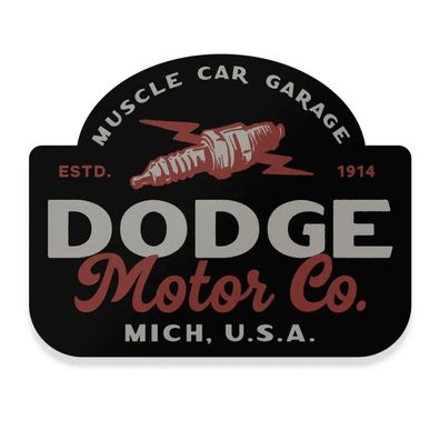 Dodge Sticker Motor CO FCA-8-DGD8001-JS1654