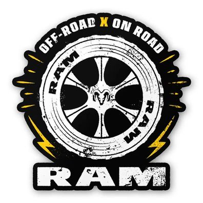 RAM Trucks Sticker Off-Road X ON Road FCA-8-RAM8003-JS1649