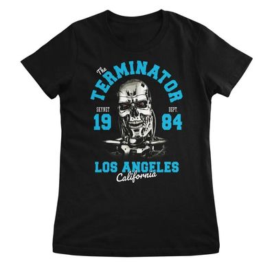 Terminator Damen T-Shirt Los Angeles 1984 Girly Tee CLC-5-TERM009W
