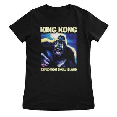 King Kong Damen T-Shirt Expedition Skull Island Girly Tee DV-5-KIKO003W
