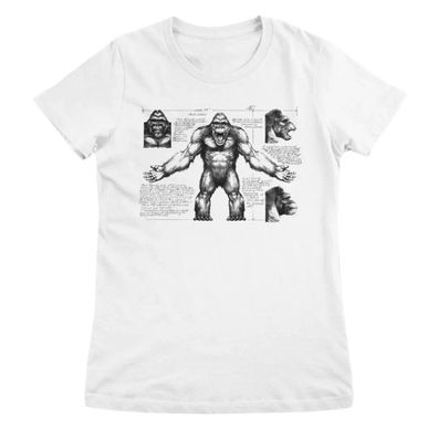 King Kong Damen T-Shirt Features Girly Tee DV-5-KIKO004W