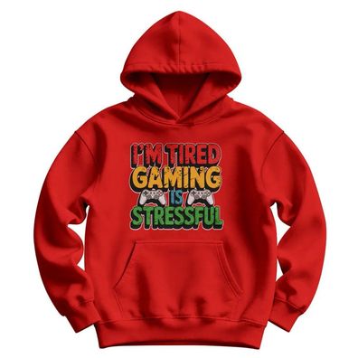 Hybris Kinder Hoodie I'M Tired-Gaming IS Stressful Kids HY-32-GAME010