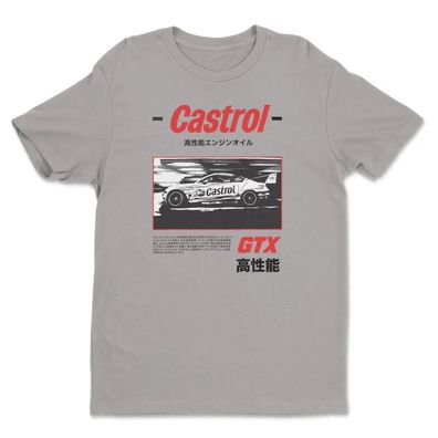 Castrol T-Shirt Retro B&amp; Racing PA-1-CSTRL013M
