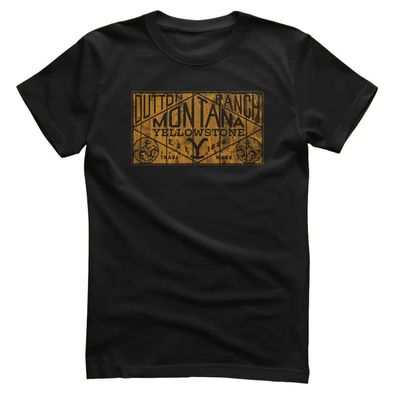 Yellowstone T-Shirt Dutton Ranch Wood Sign PM-1-YSTN023M