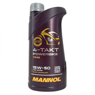 Mannol 4-Takt Powerbike 15W-50 1 Liter