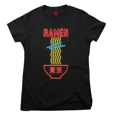 Torc Damen T-Shirt Ramen Neon Girly Tee PA-5-TORC013W