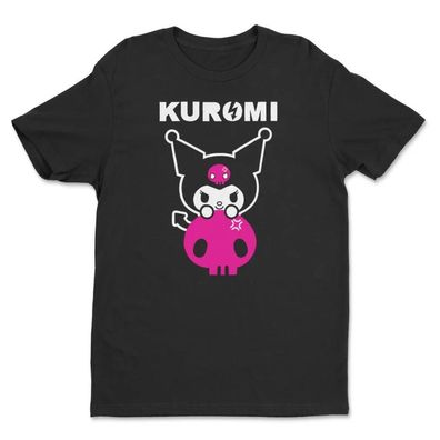 Hello Kitty T-Shirt Kuromi Pink Patch SNR-1-HKKMR001