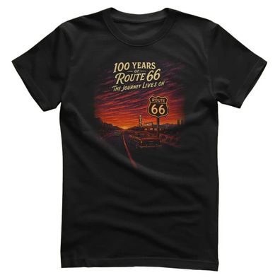 Route 66 T-Shirt Journey Lives ON TB-1-ROUT027M