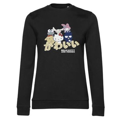 Hello Kitty Damen Sweatshirt And Friends Girly SNR-53-HKF004W