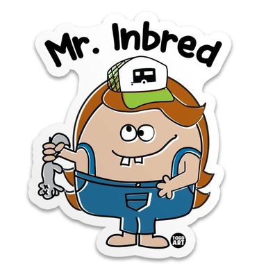 Todd Goldman Art Sticker MR Inbred TDA-1
