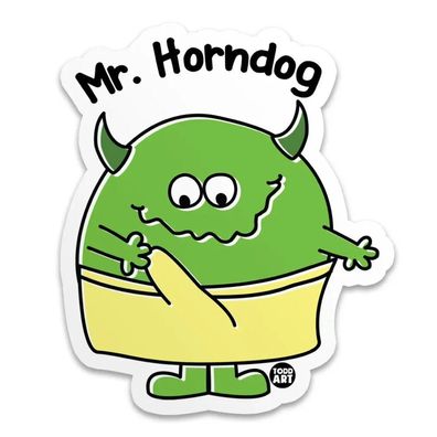 Todd Goldman Art Sticker MR Horndog TDA-1