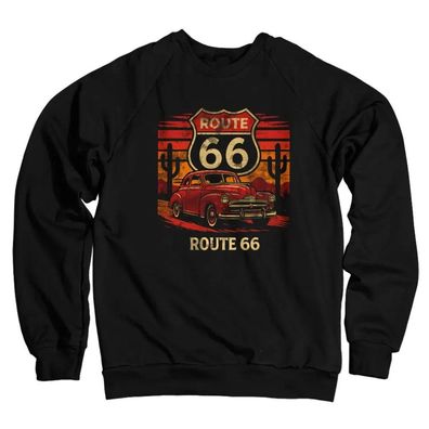 Route 66 Sweatshirt Retro Desert TB-3-ROUT021M