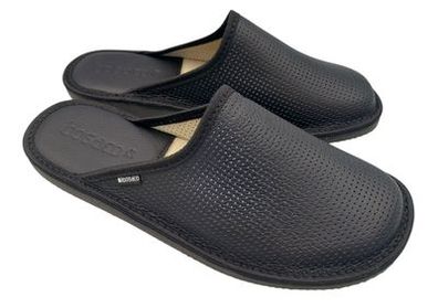 Herren Pantoletten Pantoletten Echtleder Neu Herren Hausschuhe Classic Comfort
