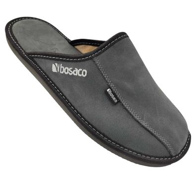 Pantoletten Herren Leder Hausschuhe Lederpantoffeln Echtleder Pantoffeln Bosaco