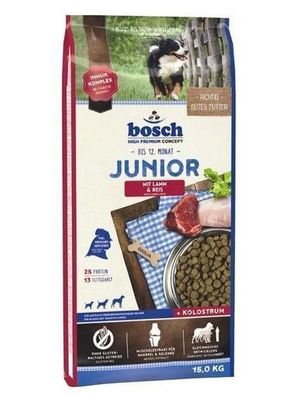 Bosch Lamm & Reis Junior 15 kg