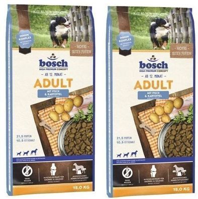 2 * Bosch Fisch & Kartoffeln 15 kg