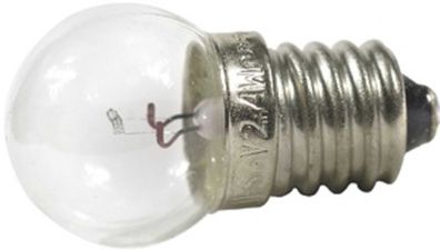 Glühlampe Schraubsockel, Import, mit Prüfzeichen, 6 V / 0,6 W, H