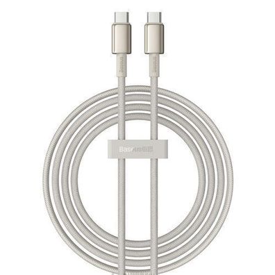 Baseus Wolfram Gold USB-C zu USB-C Ladekabel 100W 2m - Gold Elegance