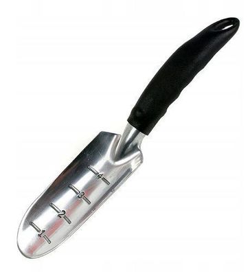 Pflanzkelle Blumen Garten Kelle Klein Gartenschaufel Mit Skala Aluminium 31cm