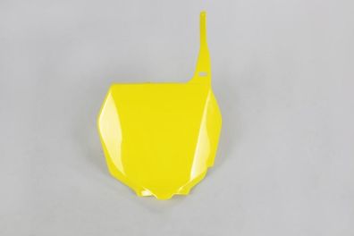 Startnummerntafel Verkleidung number plate cover Suzuki Rm 125 250 Rmz 450 gelb
