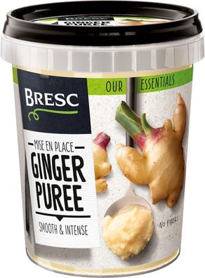 Bresc Ingwerpüree 2x 450g vegane Gewürz-Paste aus frischem Ingwer asiatische Küche