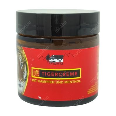 15,90 Euro pro 100ml Tigercreme mit Kampfer und Menthol vom Pullach Hof 50 ml