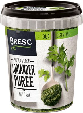 Bresc Korianderpüree 2x 450g vegane Gewürz-Paste Püree frische Korianderblätter