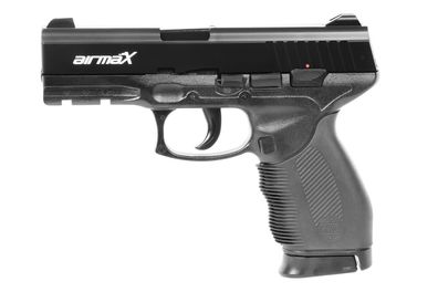 airmaX PT24/7 Schwarz 6mm, Airsoft Federdruck < 0,5 Joule, 2 Magazine