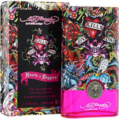 Christian Audigier Ed Hardy Hearts & Daggers Eau de Parfum für Frauen 100 ml