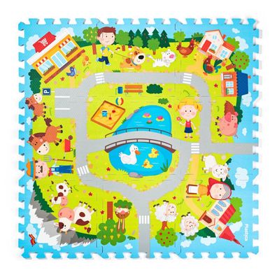 Schaumstoff-Puzzle "Heidekraut", 9 Teile