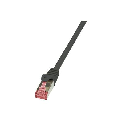 LogiLink Patchkabel CAT6 S/FTP AWG27 PIMF 3,00m schw