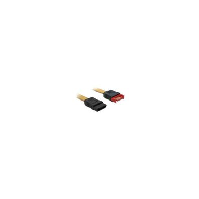 DELOCK SATA-Verl. SATA III -> SATA St/Bu 0.50m gelb