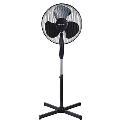 Platinet Standventilator 16 Zoll höhenverstellbar 40W leise 3 Stufen Schwarz