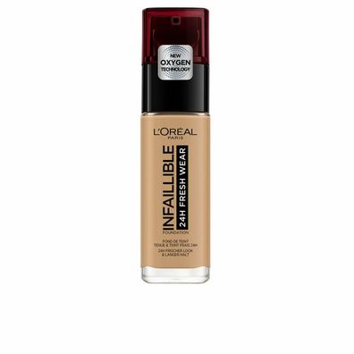 L'Oréal Paris Foundation Infaillible 32H Fresh Wear, SF 25 (260 Golden Sun), 30 ml