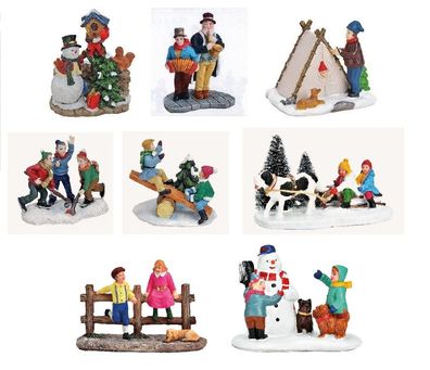 Wurm - Diverse Figuren Höhe 5,0 - 7,0 cm, Weihnachtsdorf