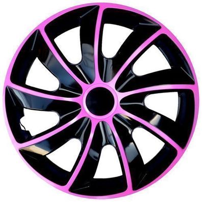 Radzierblenden Radkappen aus ABS-Kunststoff 13"-17" Satz 4Stück Auto KFZ Bicolor