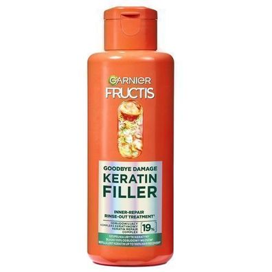 Garnier Fructis Keratin Filler Reparatur Spülung, 200 ml - Tiefenwirksame Haarbe