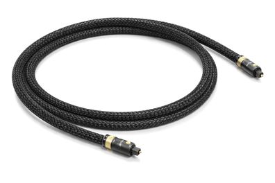 Viablue H-FLEX HighEnd Toslinkkabel - Digital - optisch Audio - T8 - Black