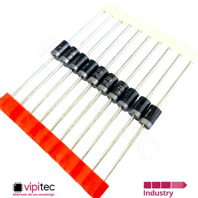 1N5408 Gleichrichterdiode THT DO201AD 1000V 1kV 3A -65..150 °C Rectifier Diode