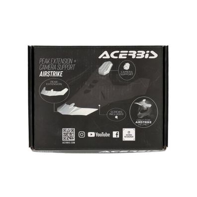 Acerbis MX- Enduro Helm Airstrike-C - Schwarz/Weiß - M