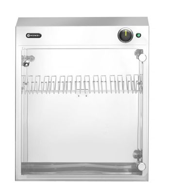 Hendi UV-Sterilisator fér 14 Messer 230 V 25 W Edelstahl mit Plexiglastér