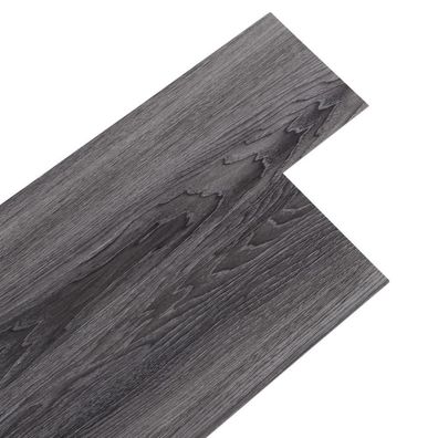 Inmozata PVC Bodenbelag selbstklebend Vinylboden Dunkelgrau 35 Dielen 2 mm