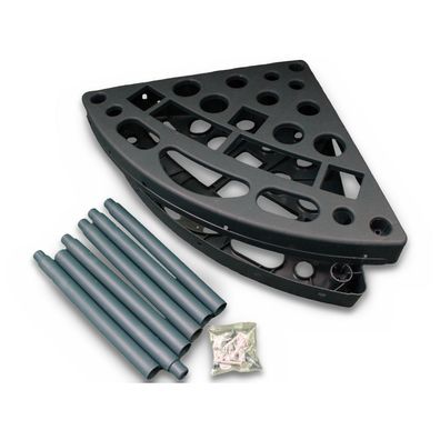 VEVOR Gartengeräte Organizer 19 Schlitze 43x43x58,5cm PP mit Kippschutz
