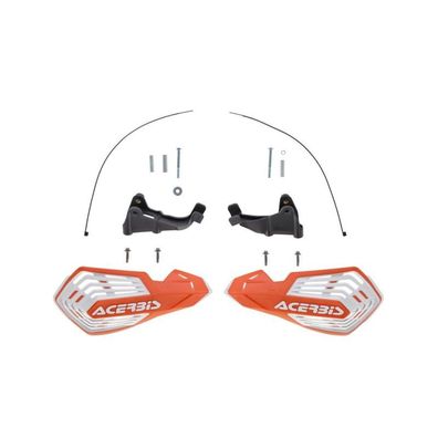 Acerbis Handprotektor K-Future passend für KTM / HUS / GAS GAS / HON u.a. - Orange/We