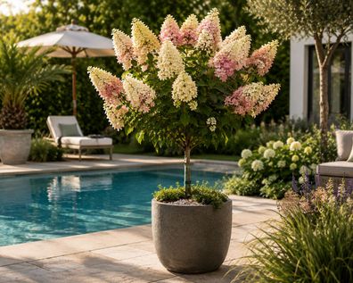 Hydrangea Magical Andes Staemmchen 100-120 cm Rispenhortensie winterhart